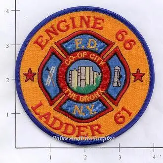 New York City Engine  66 Ladder 61 Fire Patch V7 1