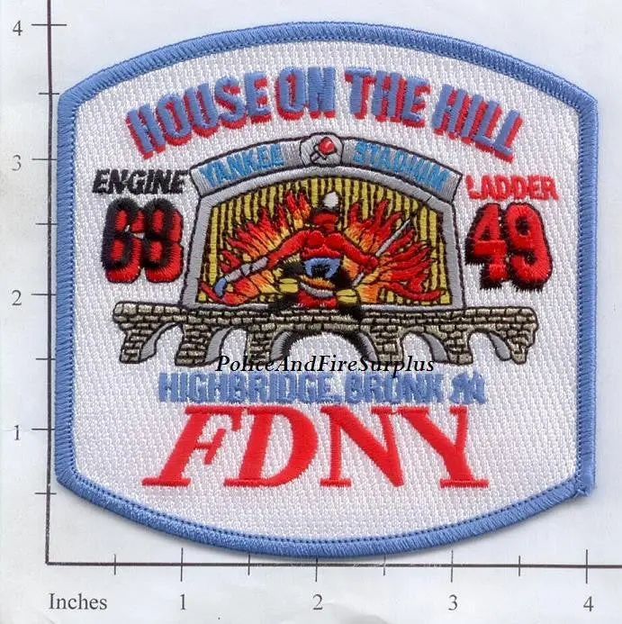 New York City Engine  68 Ladder 49 Fire Patch V11 1