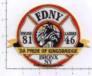 New York City Engine  81 Ladder 46 Fire Patch V4 1