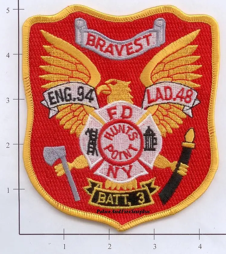 New York City Engine 94 Ladder 48 Battalion 3 Fire Patch V2 1
