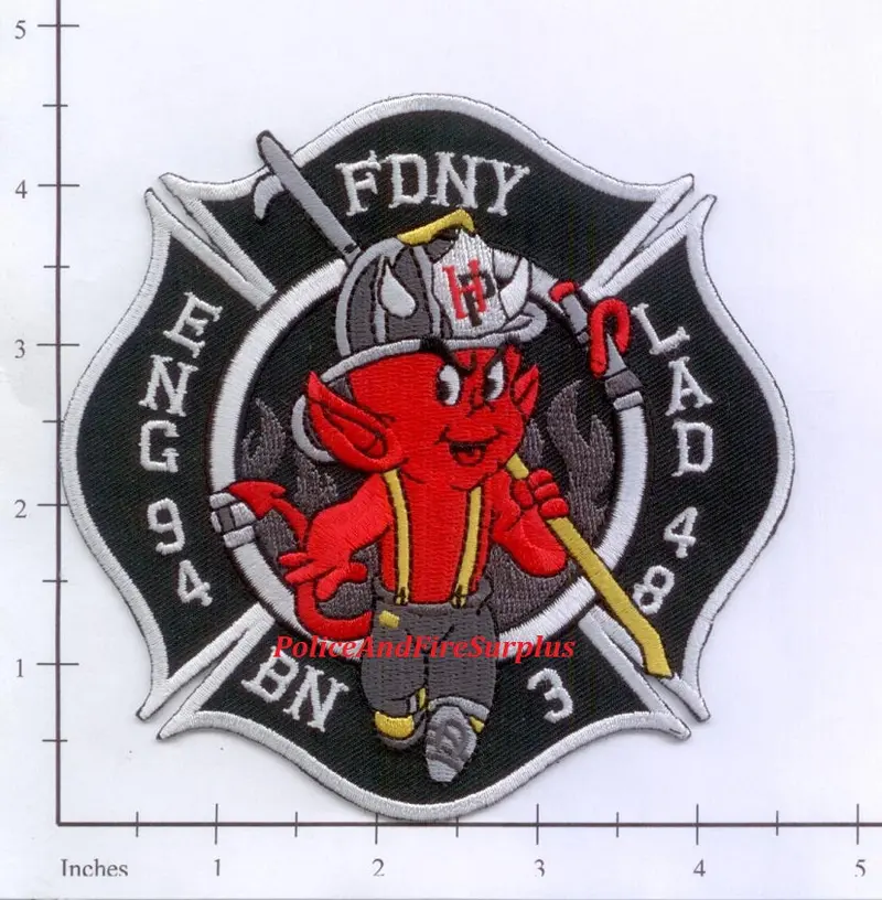 New York City Engine  94 Ladder 48 Battalion 3 Fire Patch V6 1