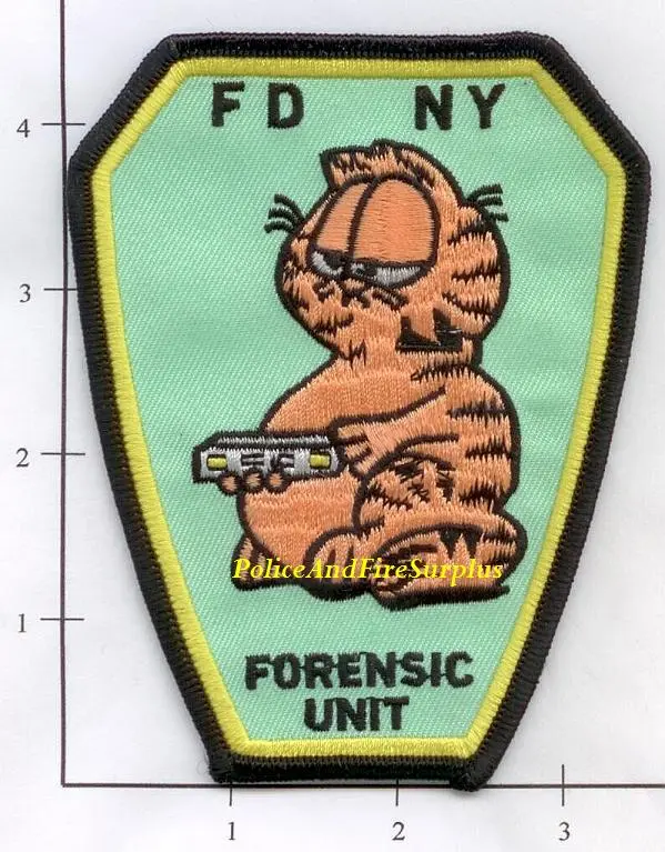 New York City Forensics Unit Fire Dept Patch 1