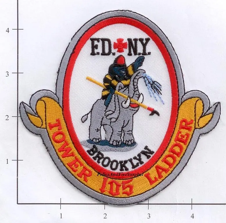 New York City Ladder 105 Fire Patch V7 1