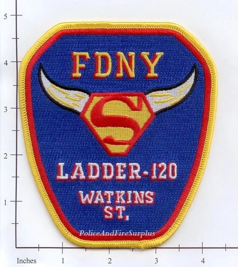 New York City Ladder 120 Fire Patch V16 Superman 1