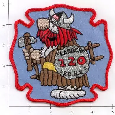 New York City Ladder 120 Fire Patch V5 Hagar 1