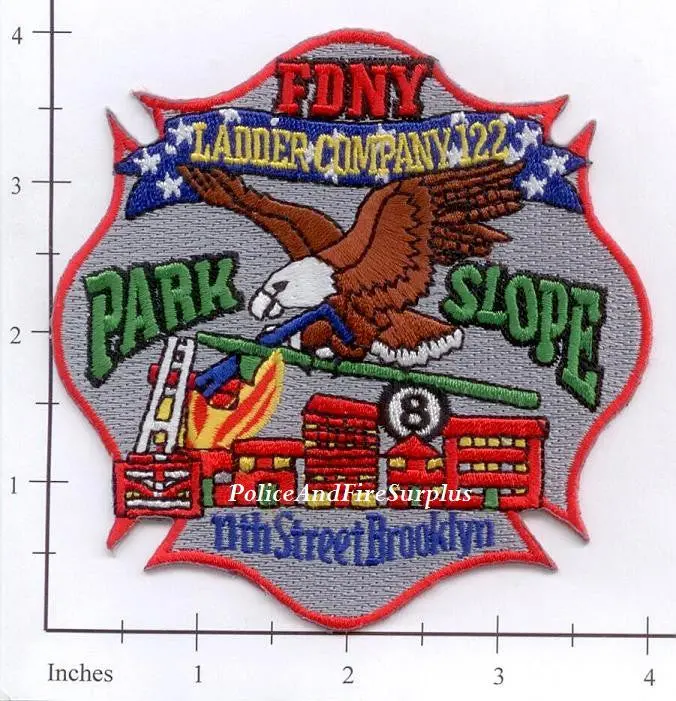 New York City Ladder 122 Fire Patch V9 1