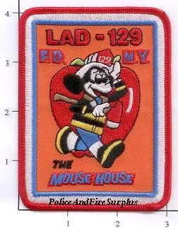 New York City Ladder 129 Fire Patch V1 Mouse House 1