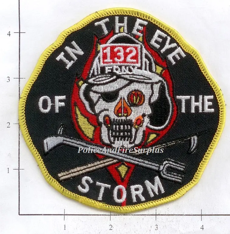 New York City Ladder 132 Fire Dept Patch V5 1