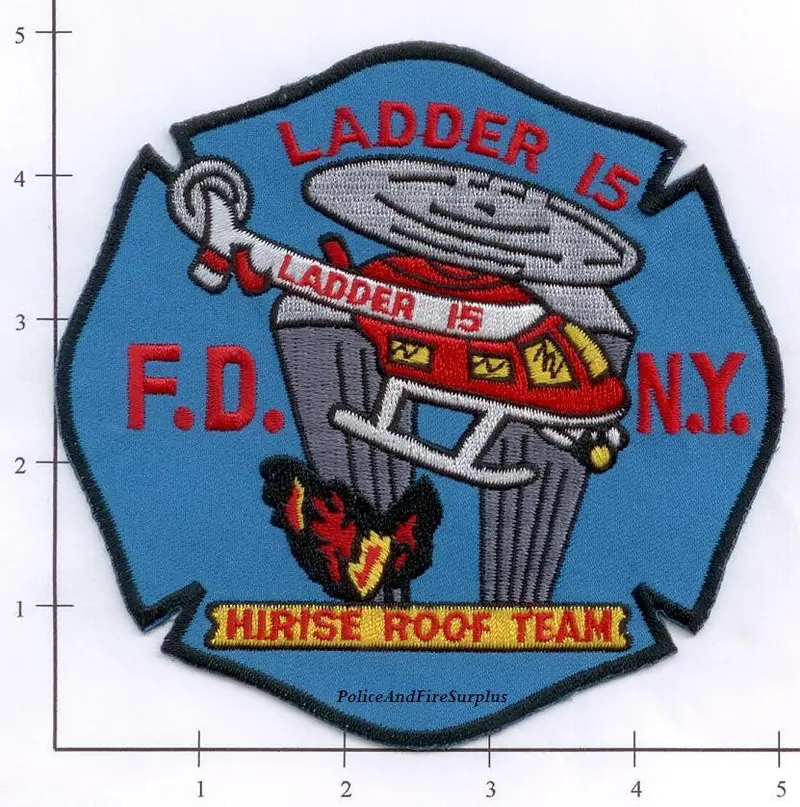 New York City Ladder  15 Fire Dept Patch V5 1
