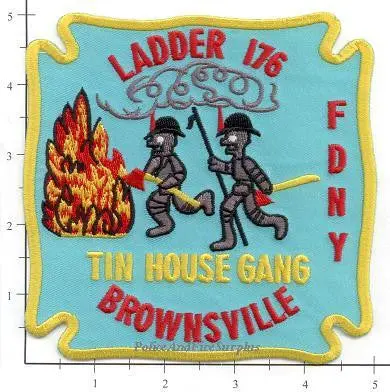 New York City Ladder 176 Fire Patch V11 Blue 1
