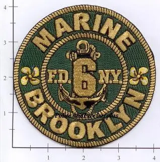 New York City Marine 6 Fire Patch V24 Green 1