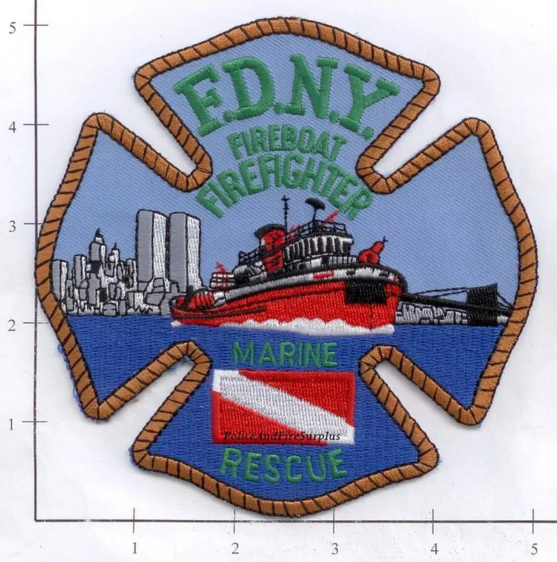 New York City Marine 9 Fire Dept Patch V4 1