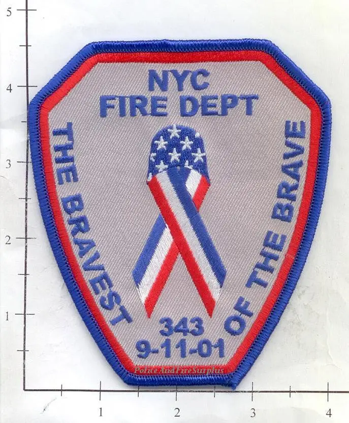 New York City - New York City Bravest Of The Brave Fire Dept Patch V3 1