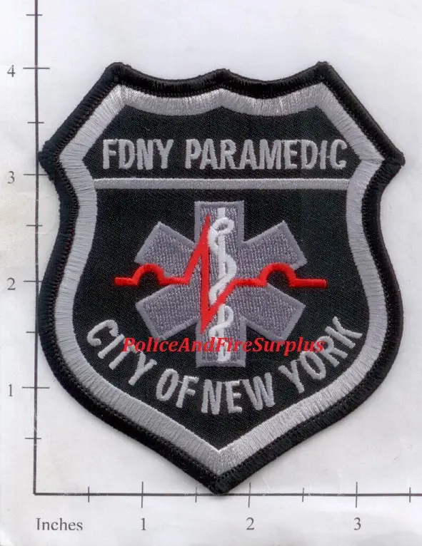 New York City Paramedic Fire Patch V20 Subdued 1