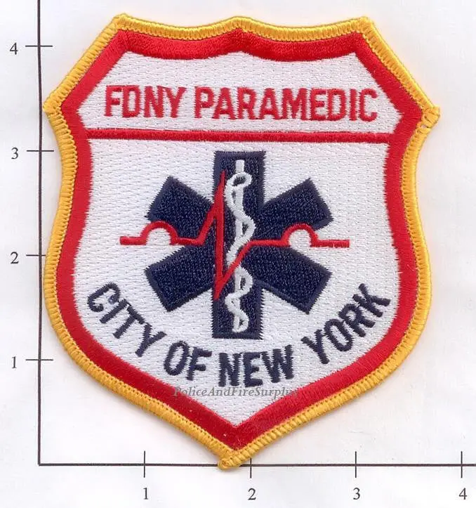New York City Paramedic Fire Patch V6 1