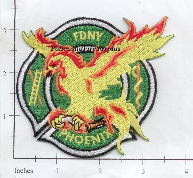 New York City Phoenix Society Fire Dept Patch 1