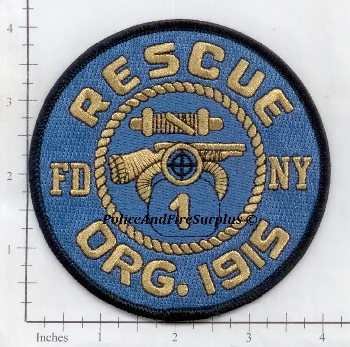 New York City Rescue 1 Fire Patch Round 1