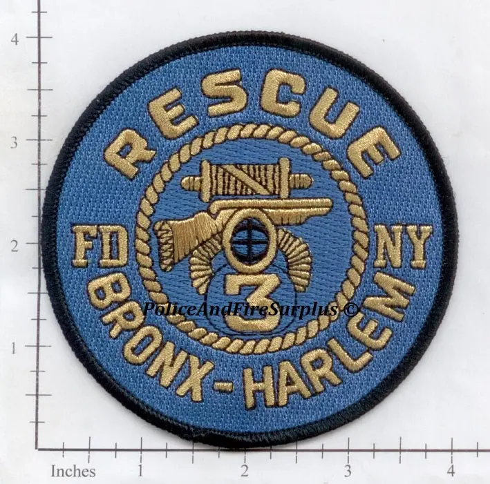 New York City Rescue 3 Fire Dept Patch Round 1