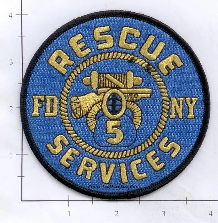 New York City Rescue 5 Fire Dept Patch V26 Services 1
