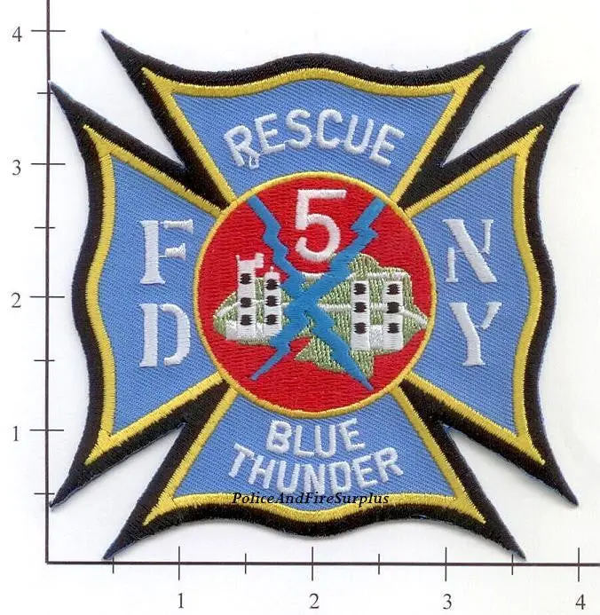 New York City Rescue 5 Fire Dept Patch V39 1