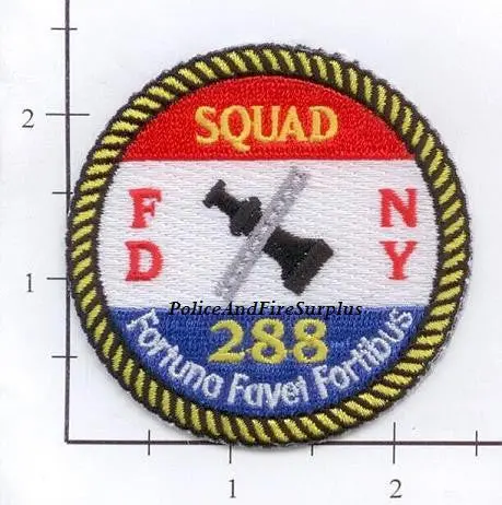 New York City Squad 288 Fire Patch V5 2.5 Inch 1