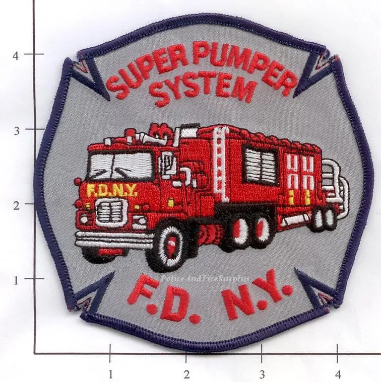 New York City Super Pumper System Fire Dept Patch V2 1
