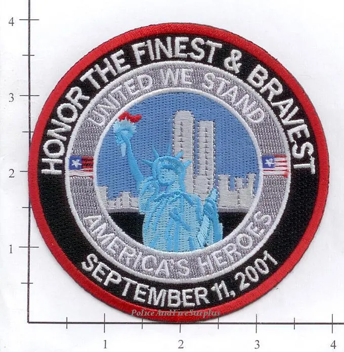 New York - Honor The Finest & Bravest Patch Wtc 9-11 1