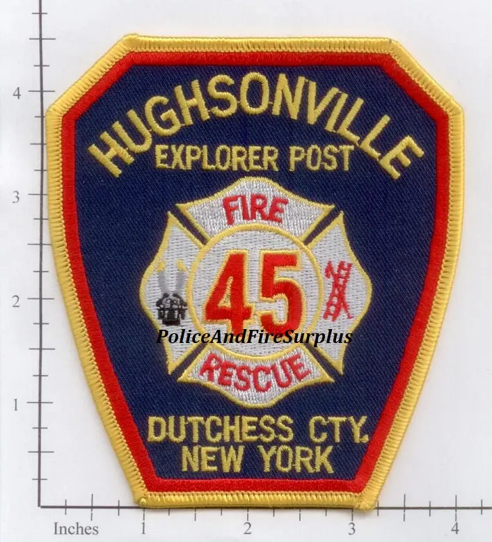 New York - Hughsonville Explorer Post 45 Fire Dept Patch 1