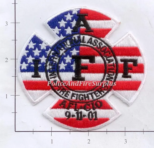 New York - Iaff Afl-Cio 9-11-01 Fire Dept Patch Wtc 1