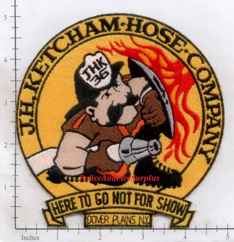 New York - Jh Ketcham Hose Company, Dover Plains Fire Dept Patch 1