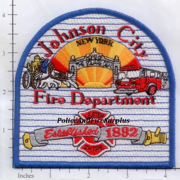 New York - Johnson City Fire Dept Patch 1