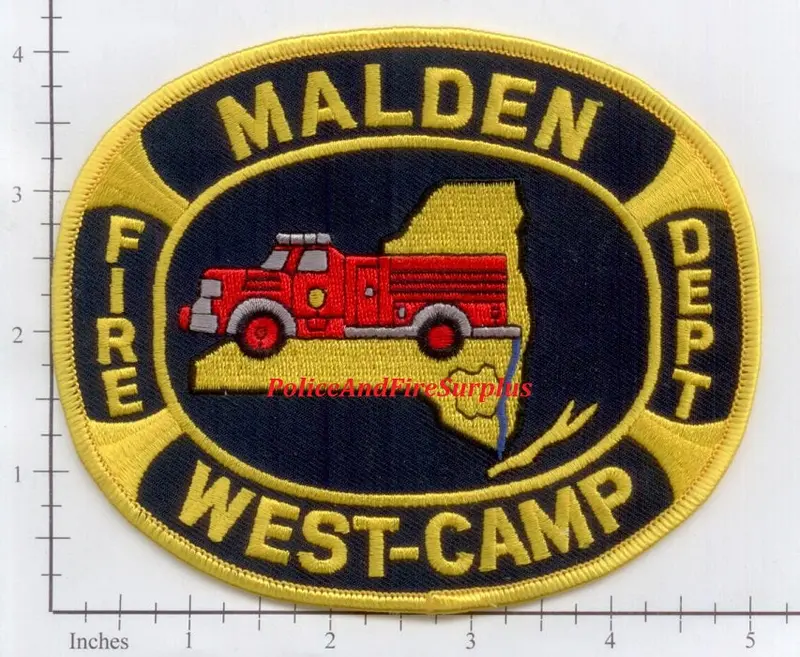 New York - Malden West Camp Fire Dept Patch 1