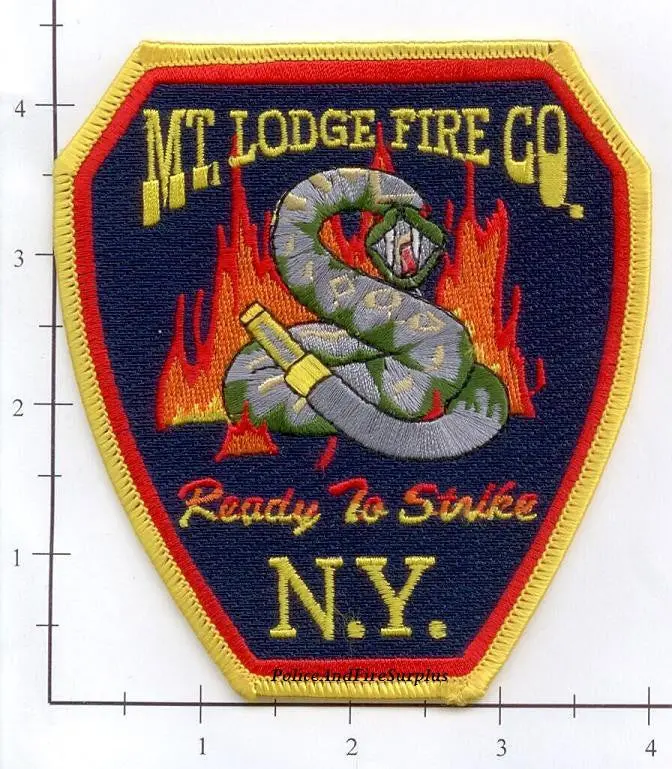 New York - Mount Lodge Fire Company Patch (001) 1