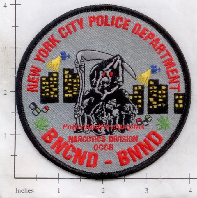 New York - New York City Brooklyn North Narcotics Police Dept Patch V2 1