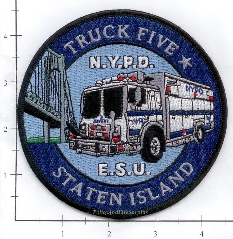 New York - New York City Emergency Service Unit Truck 5 Police Patch V1 1