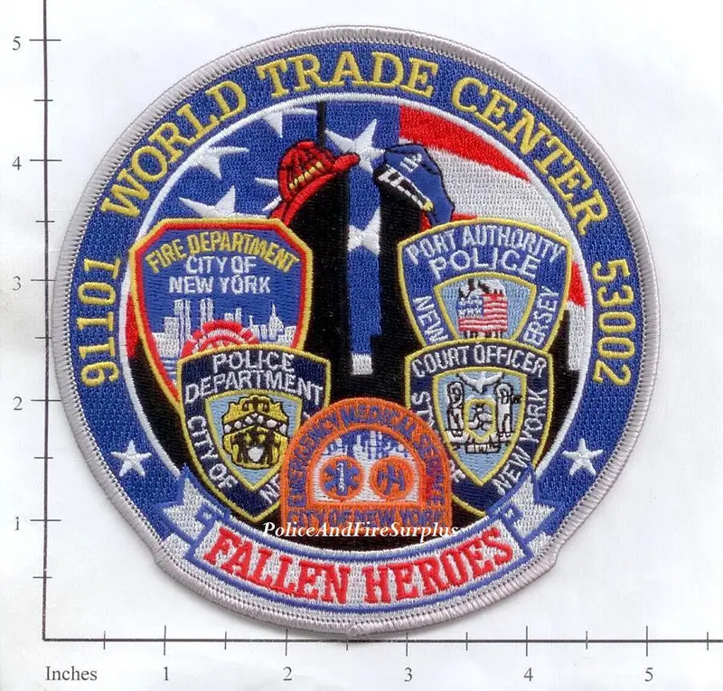 New York - New York City Fire Dept Patch Wtc 9-11 Patch V10 - Fallen Heroes 1