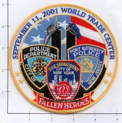 New York - New York City Fire Dept Patch Wtc 9-11 Patch V2 - Fallen Heroes 1