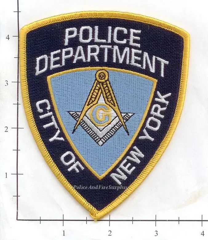 New York - New York City Masonic Temple Police Dept Patch V1 1