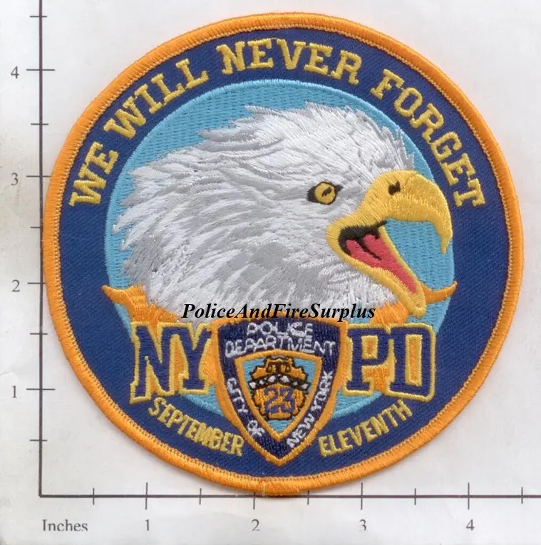 New York - New York City Never Forget Police Dept Patch V1 1
