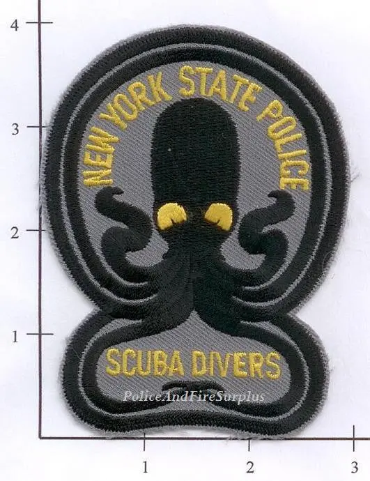 New York - New York State Police Dept Scuba Divers Patch 1