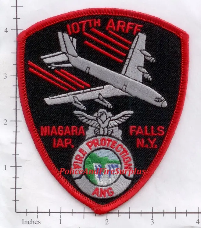 New York - Niagara Falls International Airport 107Th Air National Group Fire Dept Patch 1