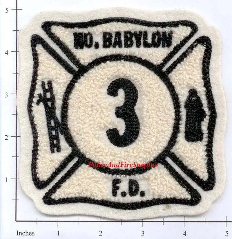 New York - North Babylon Station 3 Fire Dept Patch 1