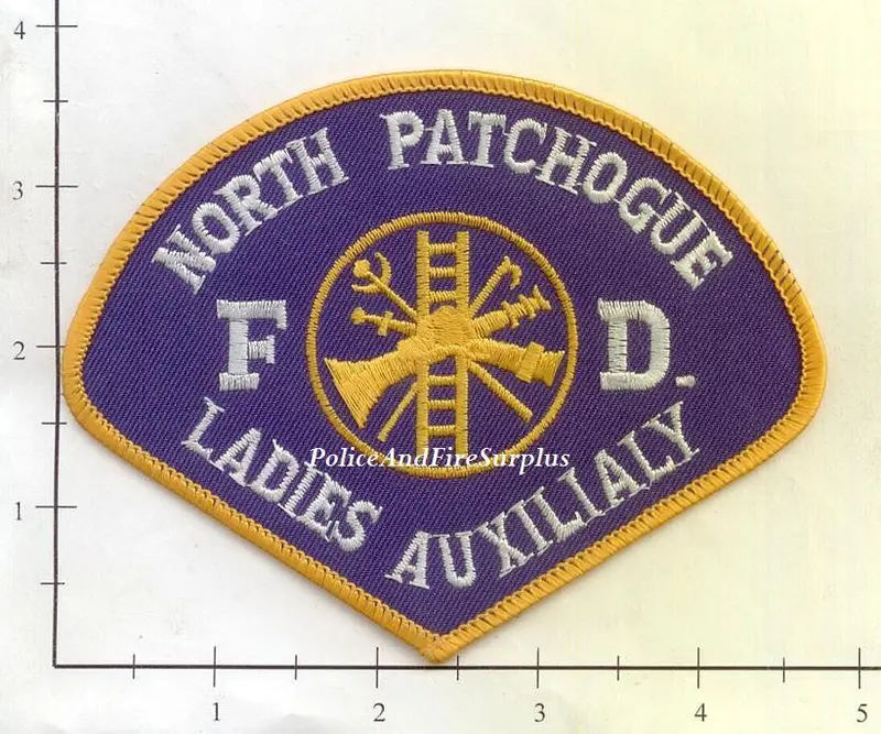 New York - North Patchogue Fire Dept Ladies Auxiliary Patch V1 1