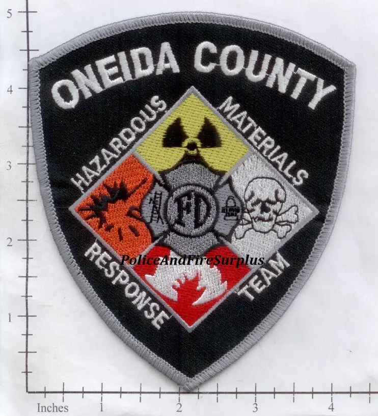 New York - Oneida County Hazardous Materials Response Team Fire Dept Patch 1