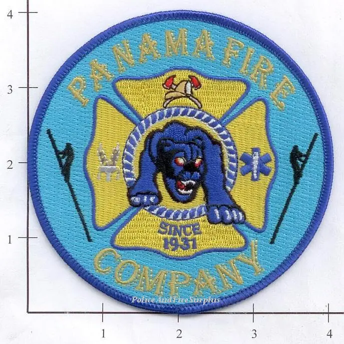 New York - Panama Fire Company Fire Dept Patch 1