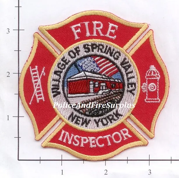 New York - Spring Valley Fire Inspector Fire Dept Patch V1 1
