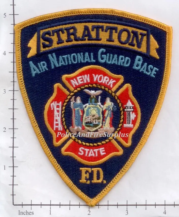 New York - Stratton Air National Guard Base Fire Dept Patch 1