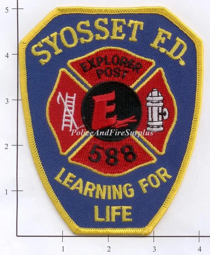 New York - Syosset Explorer Post 588 Fire Dept Patch 1