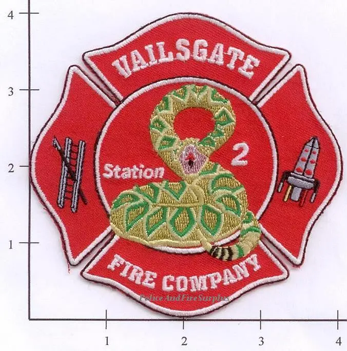 New York - Vails Gate Fire Company Station 2 Fire Dept Patch 1