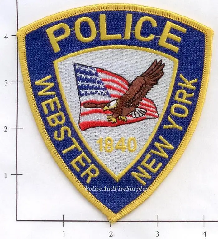 New York - Webster Police Dept Patch 1